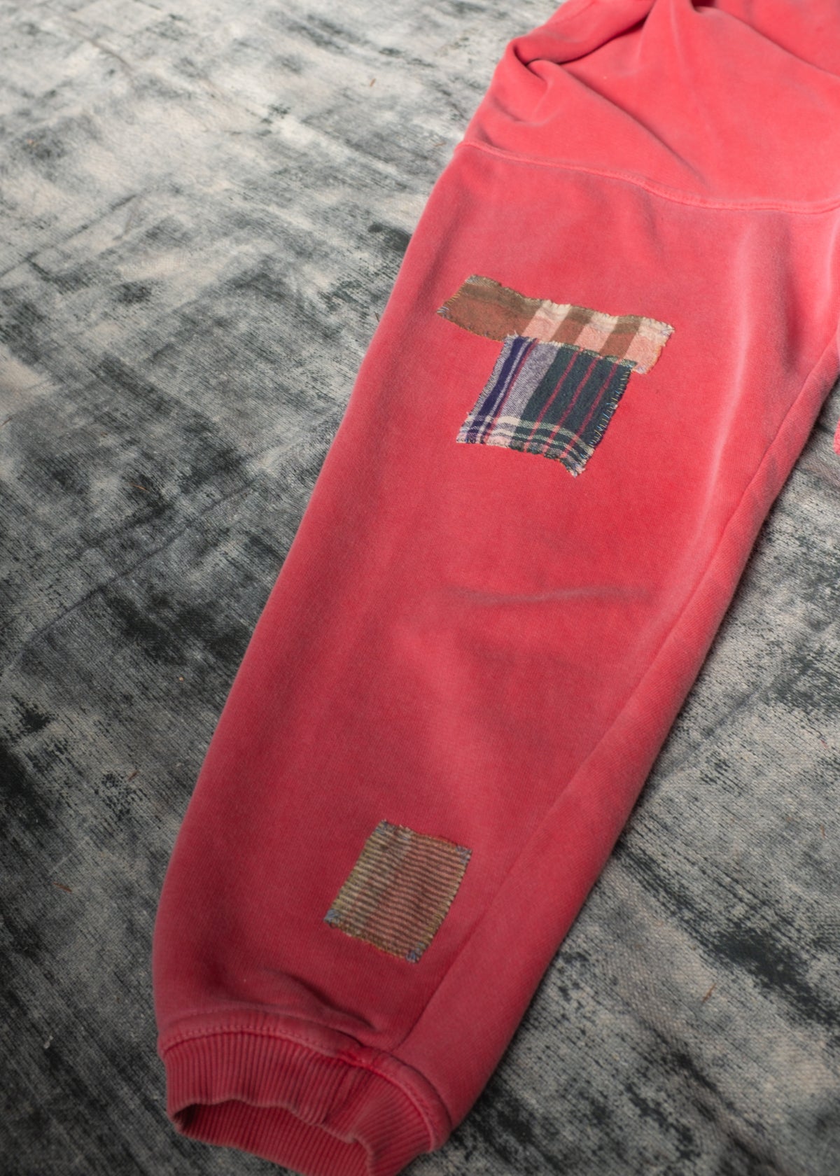 Pink Cardi Sweatshirt w Patchwork