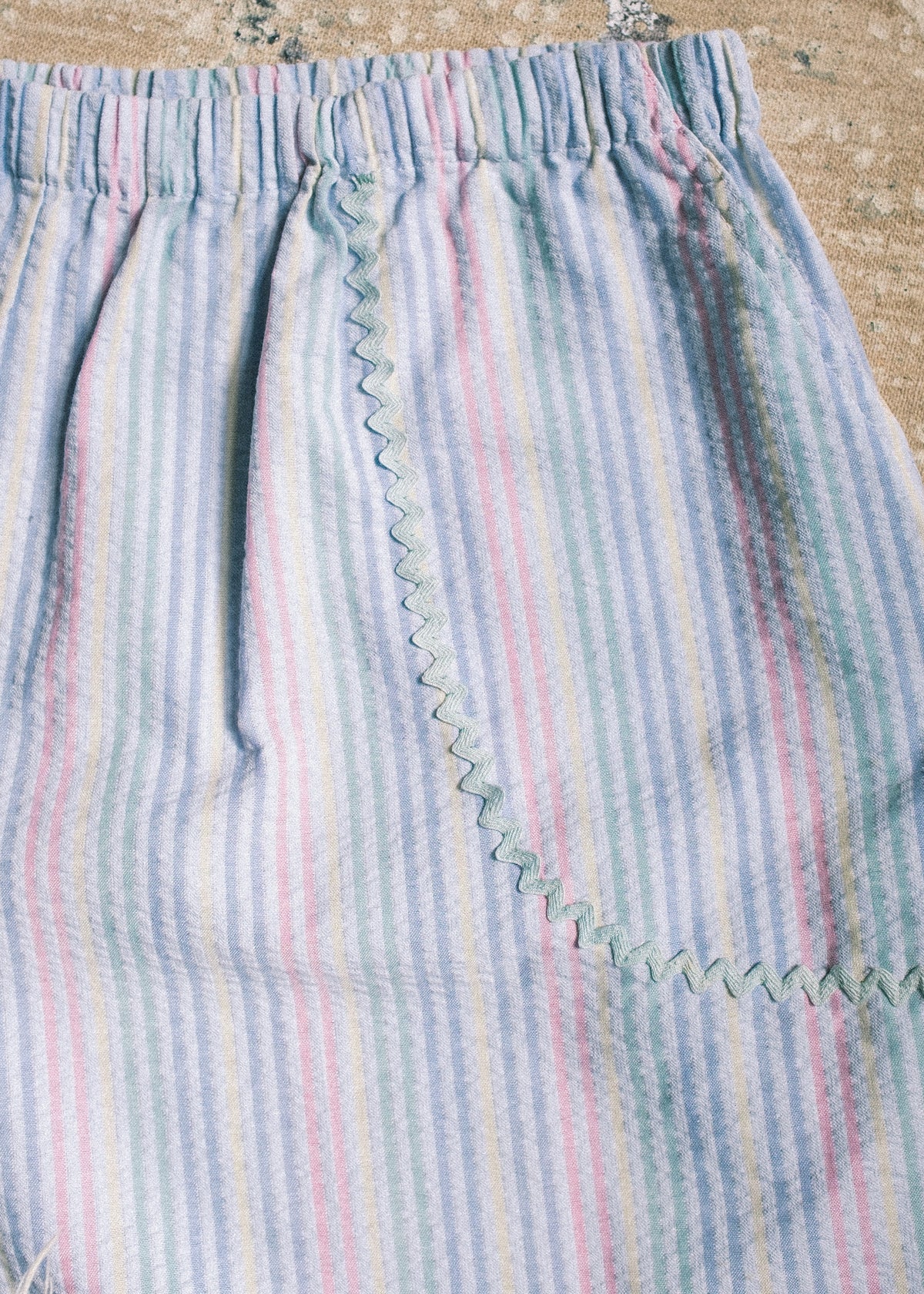 Reworked Seersucker Shorts