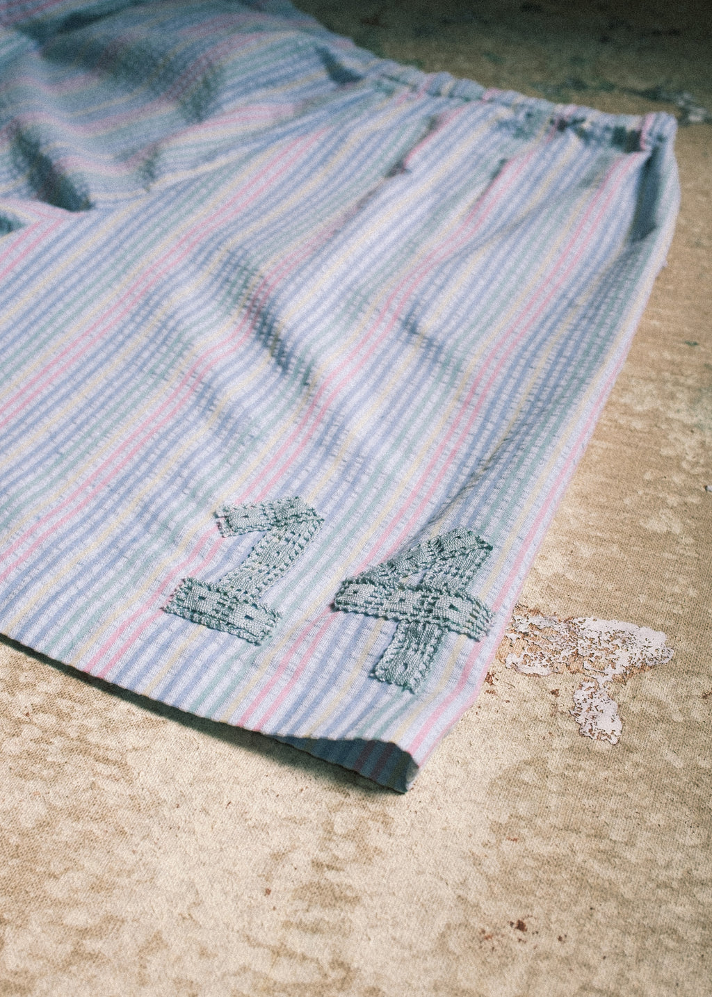 Reworked Seersucker Shorts