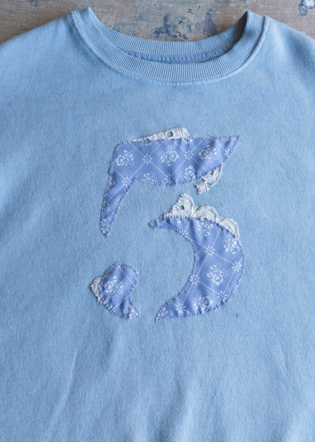 Blue Overdye Crew 5 Patch