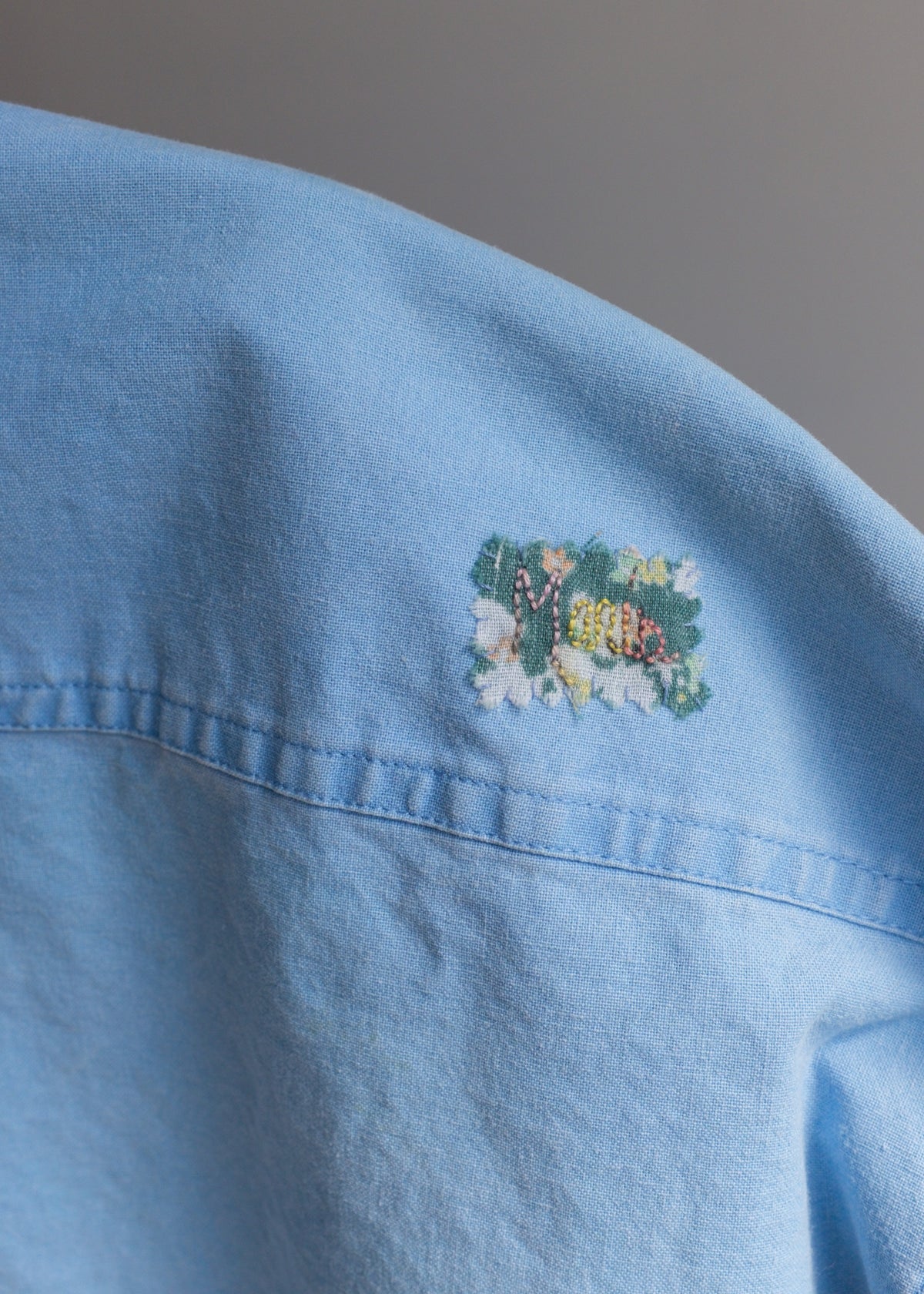Blue SS BU Cropped/ New Buttons/Patches