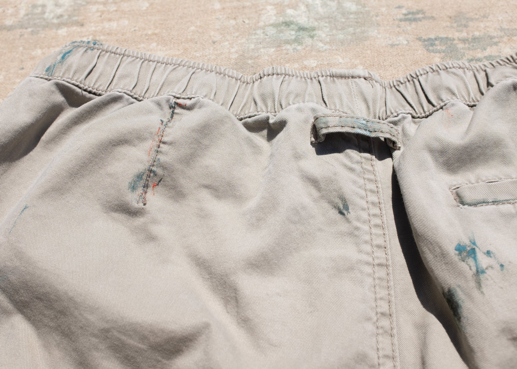 Tan Painted Shorts