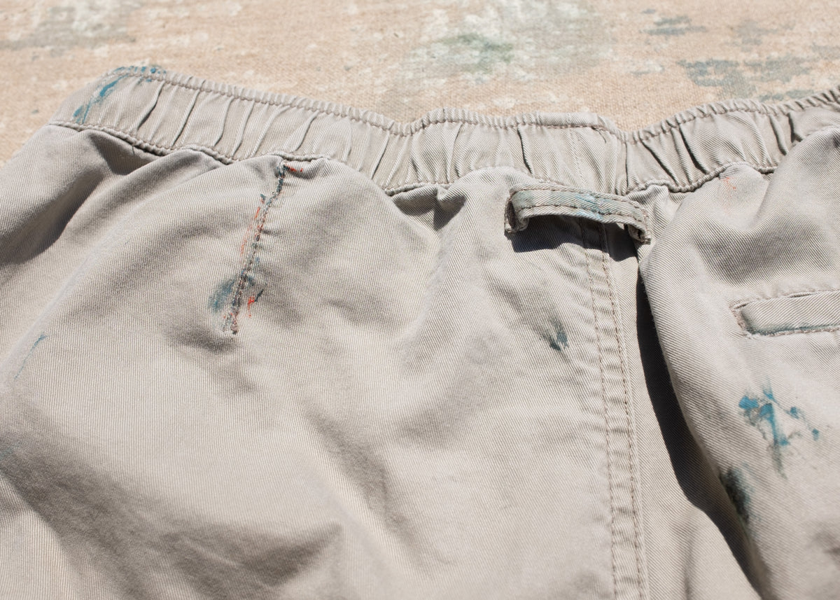 Tan Painted Shorts