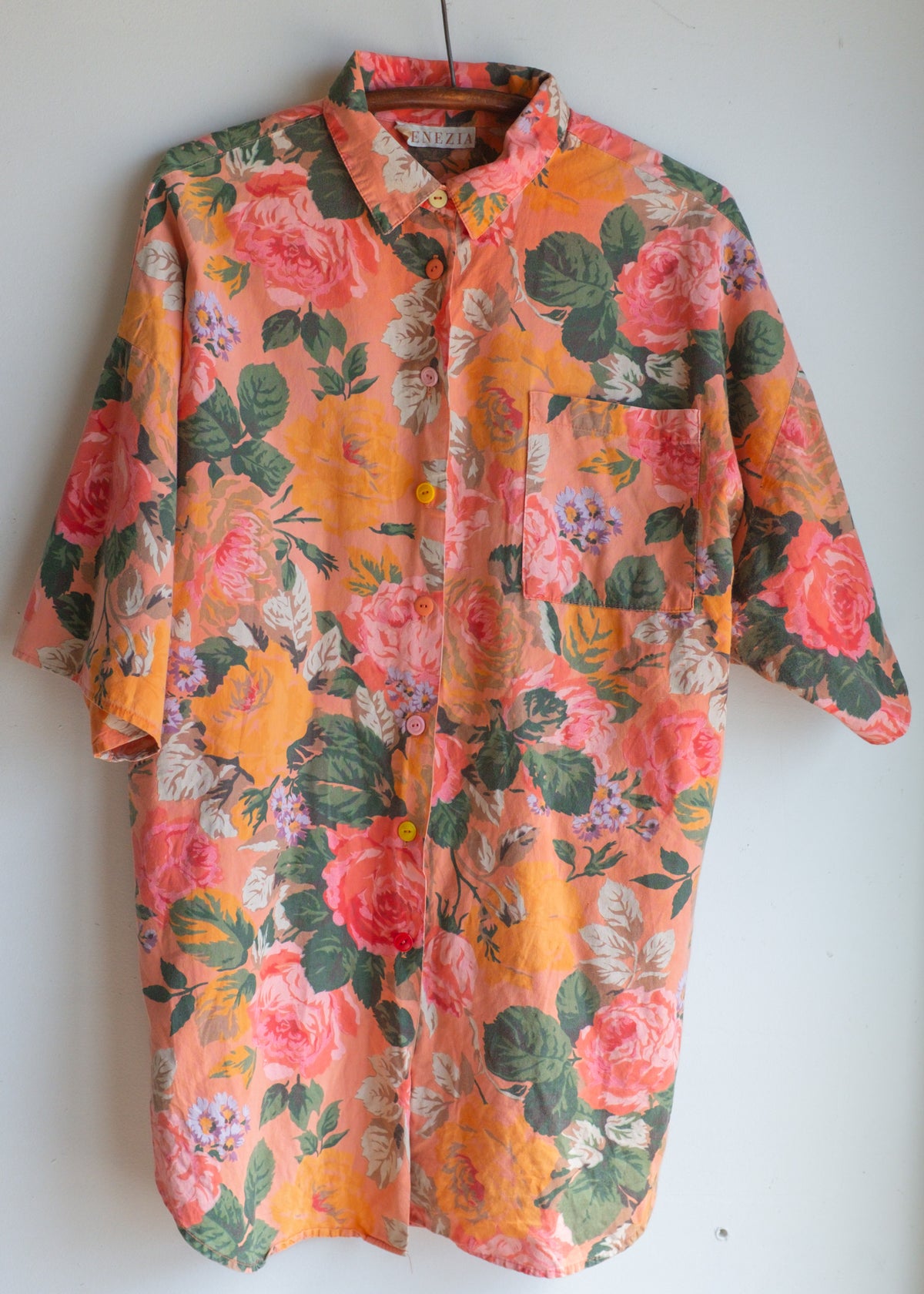 Coral SS BU Tunic w new buttons