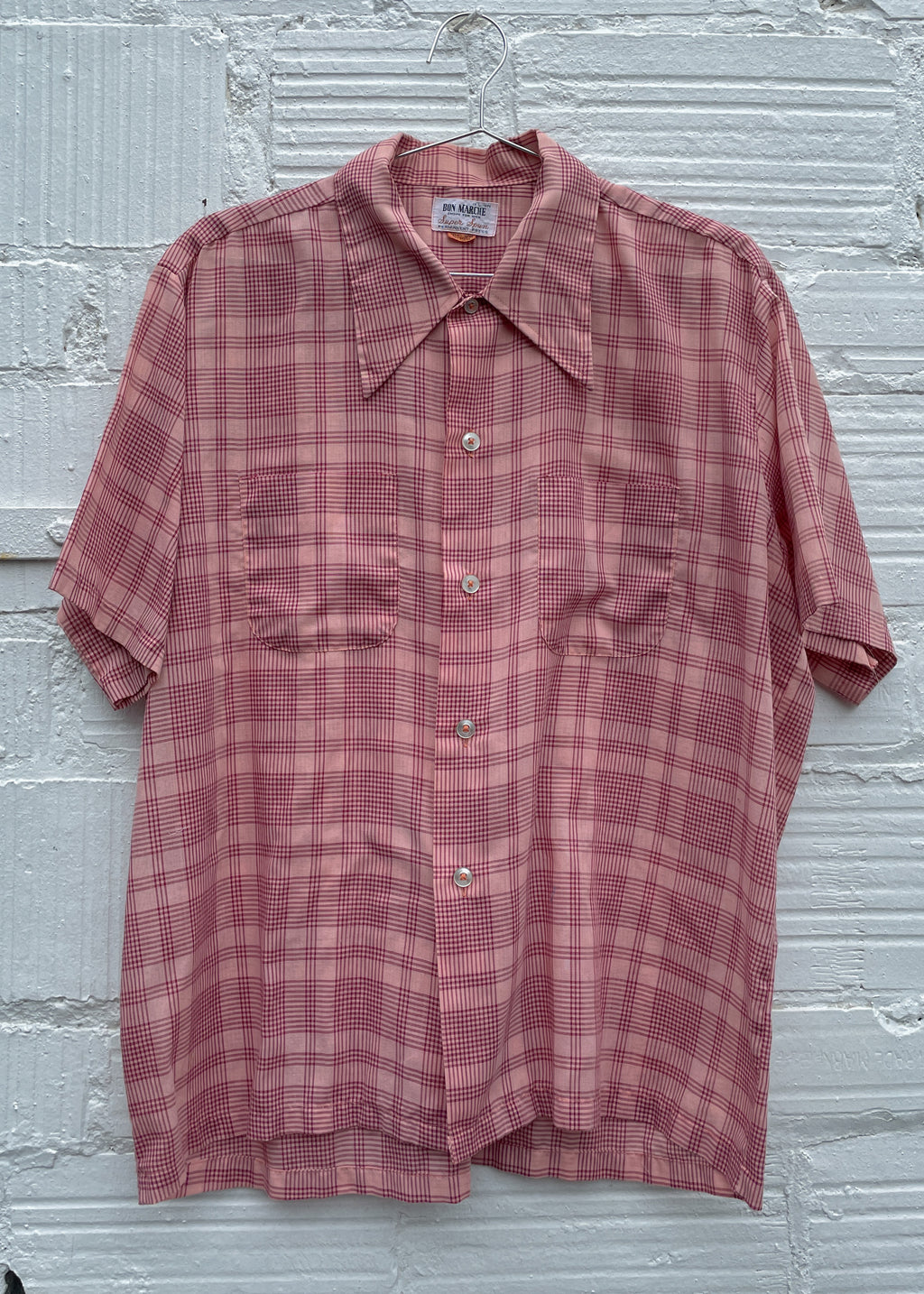 Overdye Orange SS red plaid