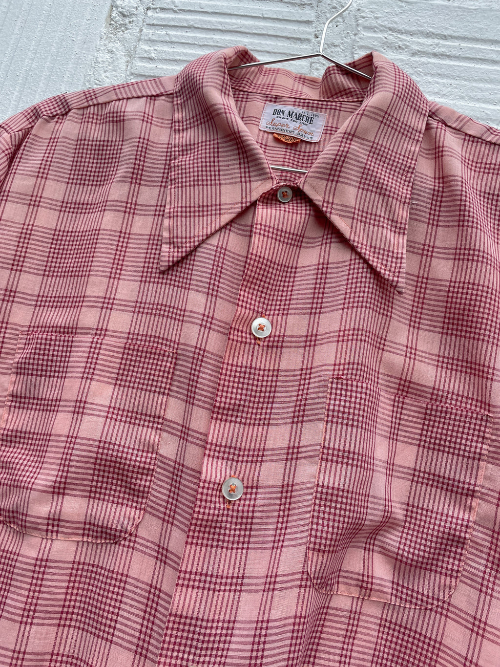 Overdye Orange SS red plaid