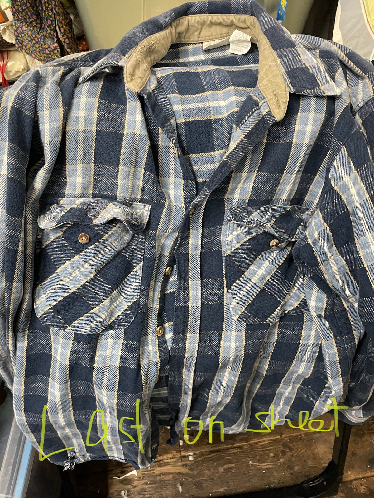 Cotton Flannel blue