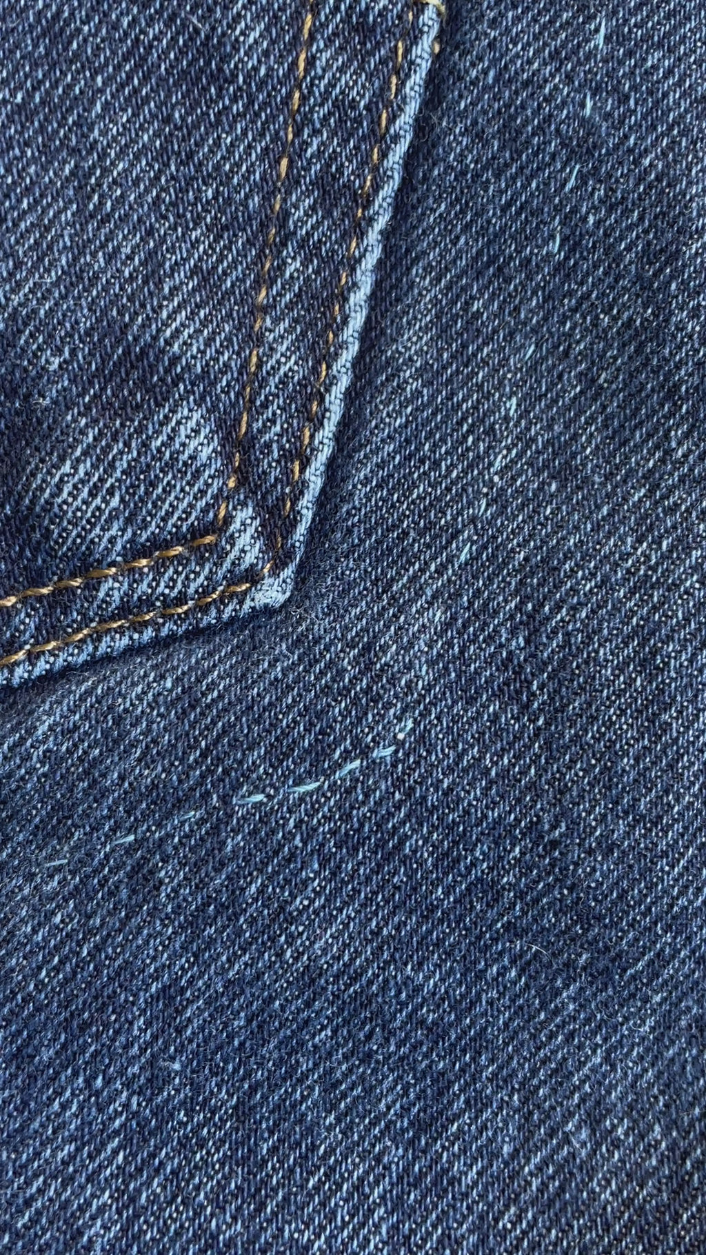 Reworked Denim w Trim/ Stitching Detail
